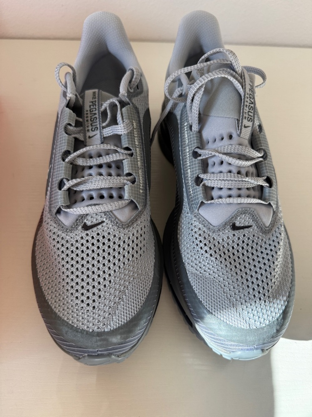 Nike Men’s Pegasus Sneakers - Light Grey & Dark Grey